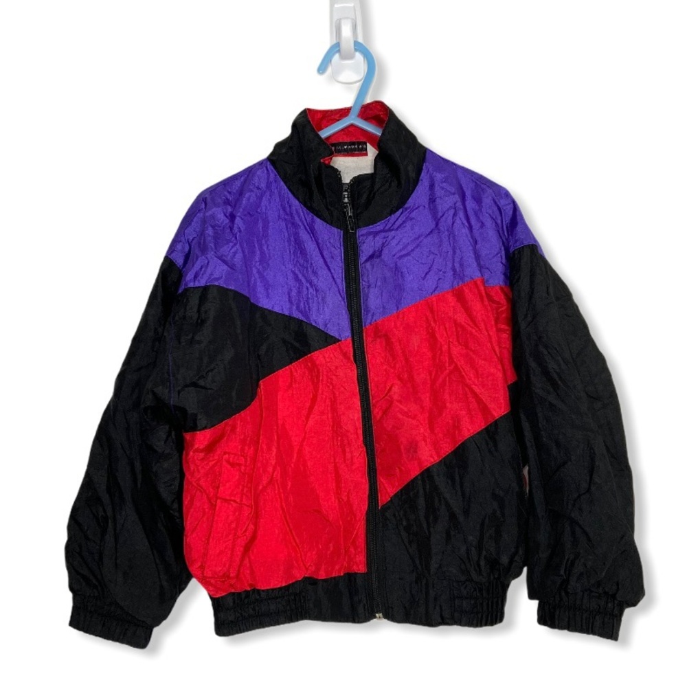 Members Only VTG 90s Retro Colorblock Kids Jacket